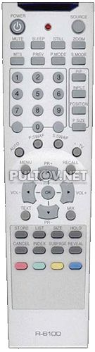 R-6100 пульт для телевизора DAEWOO DLP-2622