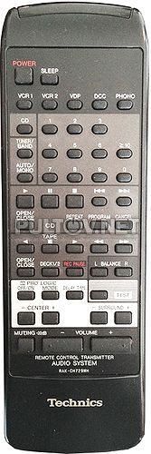 RAK-CH729WH пульт для музыкального центра Technics SC-CA1080