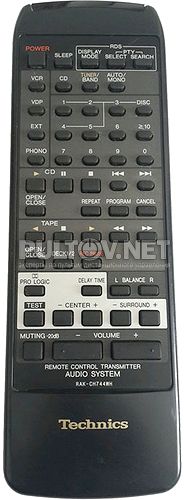 RAK-CH744WH пульт для музыкального центра Technics SC-CA10