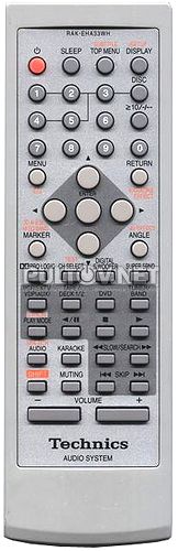 RAK-EHA33WH пульт для музыкального центра TECHNICS SC-DV170