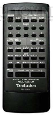 RAK-SC301X, RAK-SA301X, RAK-SC304W пульт для тюнера и усилителя Technics 