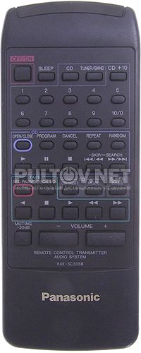 RAK-SC306W пульт для музыкального центра Panasonic SC-CH55