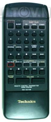 RAK-SC310W пульт для музыкального центра Technics SL-CH550 и др.