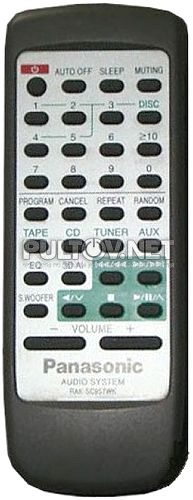 RAK-SC957WK , PANASONIC RAK-SC957WK пульт для музыкального центра PANASONIC SA-AK28