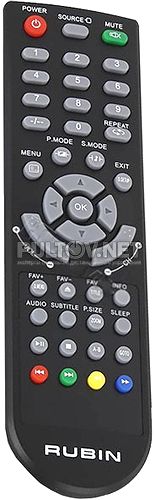 XYX-648B1 пульт для телевизоров RUBIN RB-19S2U, RB-22S2UF, RB-24S2UF