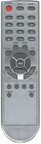 RC-0025, AKIRA CT-29USL5AN-TT пульт для телевизора AKIRA и ERISSON