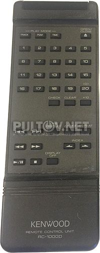 RC-1000D пульт для CD-проигрывателя Kenwood L-1000D