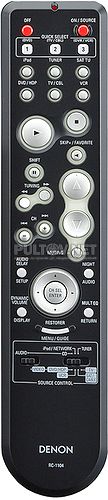 RC-1099, DENON RC-1104 пульт для AV-ресивера Denon AVR-1509
