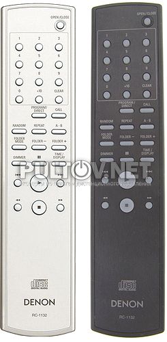 RC-1132, RC-1132-BK пульт для CD-проигрывателя DENON DCD-510AE