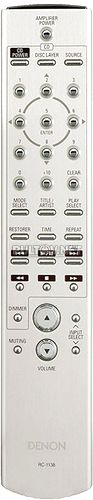 RC-1138 пульт для стереоусилителя Denon PMA-A100 и др.