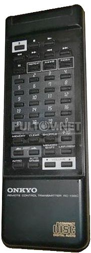 RC-138C пульт для CD-проигрывателя Onkyo C-701XG