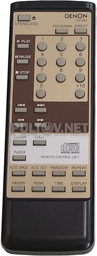 RC-255 пульт для CD-проигрывателя Denon DCD-1650AL