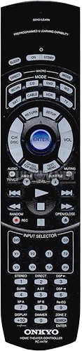 RC-447M пульт для AV-ресивера ONKYO TX-DS595