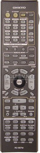 RC-687M  пульт для AV-ресивера Onkyo TX-NR905