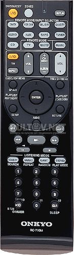 RC-710M пульт для AV-ресивера 7.1 ONKYO TX-SR606