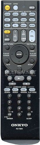 RC-738M пульт для AV-ресивера Onkyo TX-SR607