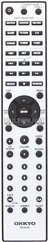 RC-816S пульт для AV-ресивера Onkyo TX-8050