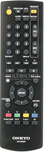 RC-825DV, RC-826DV  пульт для Blu-ray плеера Onkyo BD-SP309