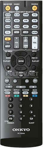 RC-834M пульт для AV-ресивера ONKYO TX-NR414