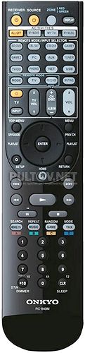 RC-840M пульт для AV-ресивера Onkyo TX-NR3010
