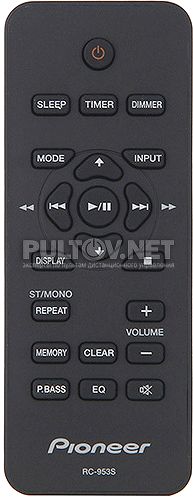 RC-953S пульт для музыкального центра Pioneer X-EM26 и др.
