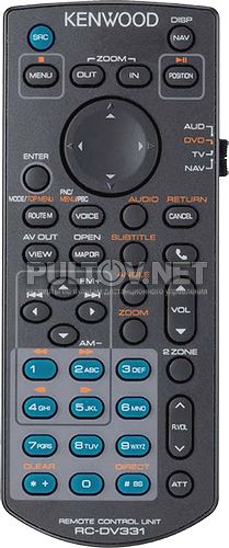 RC-DV331, KNA-RCDV331 пульт для автомагнитолы KENWOOD DDX-3051