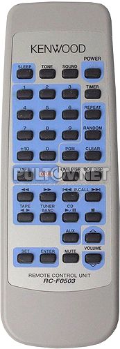 RC-F0503 пульт для музыкальных центров Kenwood HM-331 и RXD-M31
