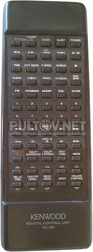 RC-G6 пульт для музыкального центра Kenwood 