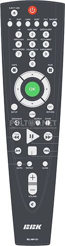 RC-NP101 пульт для медиаплеера BBK NP103S
