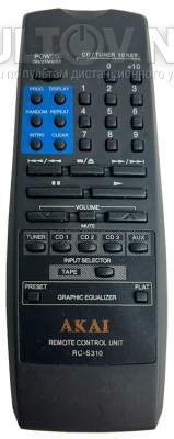 RC-S310 пульт для музыкального центра Akai 
