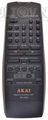 RC-S320 пульт для музыкального центра AKAI 