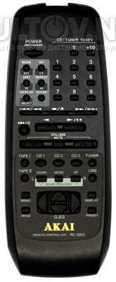 RC-S810 пульт для музыкального центра Akai 
