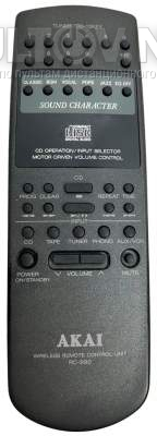 RC-S90 пульт для музыкального центра Akai