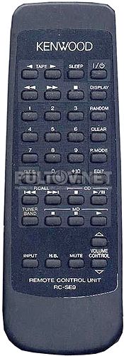RC-SE9 , RC-SE9(E) пульт для кассетной деки Kenwood X-SE9 и других устройств