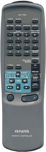 RC-T501 пульт для музыкального центра Aiwa NSX-V50 и других