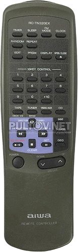 RC-TN320EX пульт для музыкального центра Aiwa NSX-320