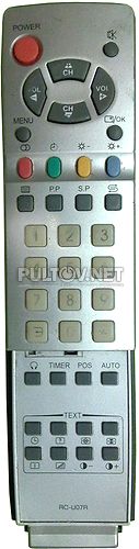 RC-U07-RE,  ONIKS RC-U07-R пульт для телевизора PRIMA LC-20H3S и ONIKS