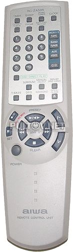 RC-ZAS05, RC-ZAS10, RC-ZAS15 пульт для музыкального центра Aiwa 