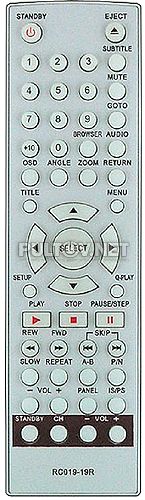 RC019-19R пульт для домашнего кинотеатра BBK