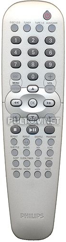 RC19245023/01 пульт для музыкального центра Philips FWD796 и других