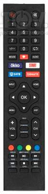 RC1952 пульт для телевизора Soundmax с приложениями 24ТВ, ЁлкаТВ
