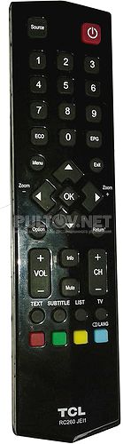 RC260JEI1 пульт для телевизора GoldStar LT-32T440R, TCL TCL-55S4600F и др.