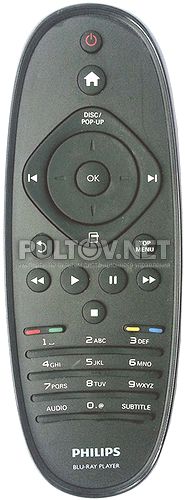 RC2683401/01, 3139 238 19891 оригинальный пульт для Blu-ray-плеера Philips BDP9600/12