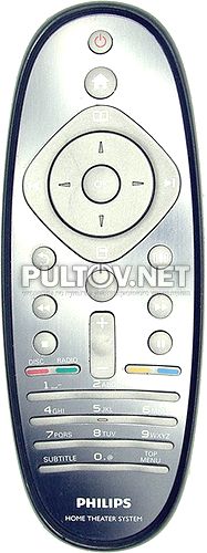 RC2683701/01 пульт для для домашнего кинотеатра с BLU-RAY PHILIPS HTS9520