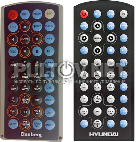 RC400 , ELENBERG RC400 , CAMERON RC400 пульт для автомагнитол HYUNDAI, ELENBERG и CAMERON