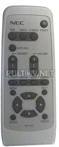 RD-372E пульт для проектора Nec VT45