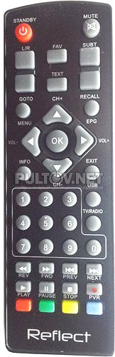 Reflect Digital пульт для DVB-T2 ресивер  