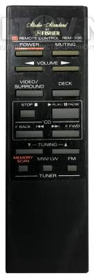 REM-335 пульт для усилителя FISHER
