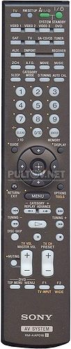 RM-AAP016, RM-AAP017 пульт для AV-ресивера Sony STR-DG910