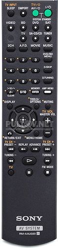 RM-AAU020 пульт для AV-ресивера 5.1 Sony STR-DG520 и др.